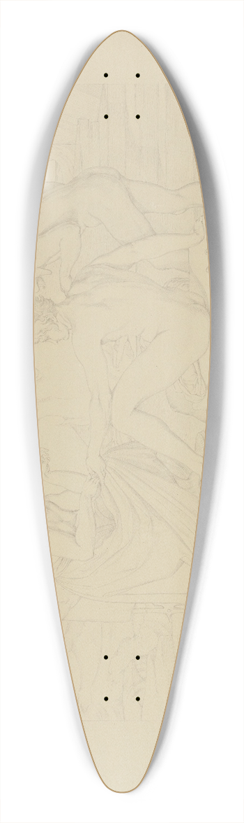 Bonaventura Genelli - Aus dem Leben eines Wstlings; VII. Der Wstling bei einer Hexe 39.3 inch art pintail longboard deck