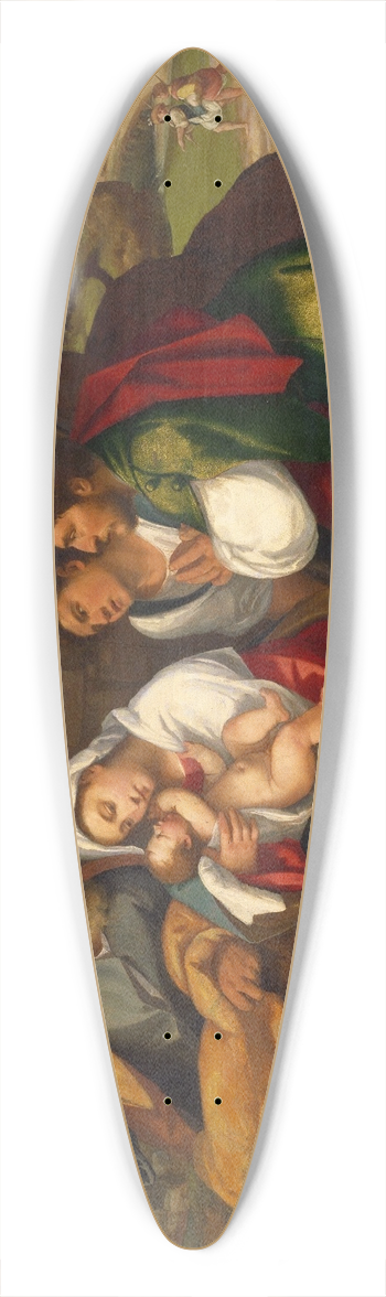 Bonifacio Veronese - The Adoration Of The Shepherds 39.3 inch art pintail longboard deck