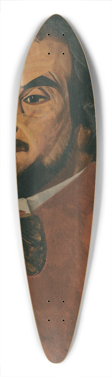 Boris Grigoriev - Portrait of An Actor Said To Be Nikolai Alexandrov 39.3 inch art pintail longboard deck