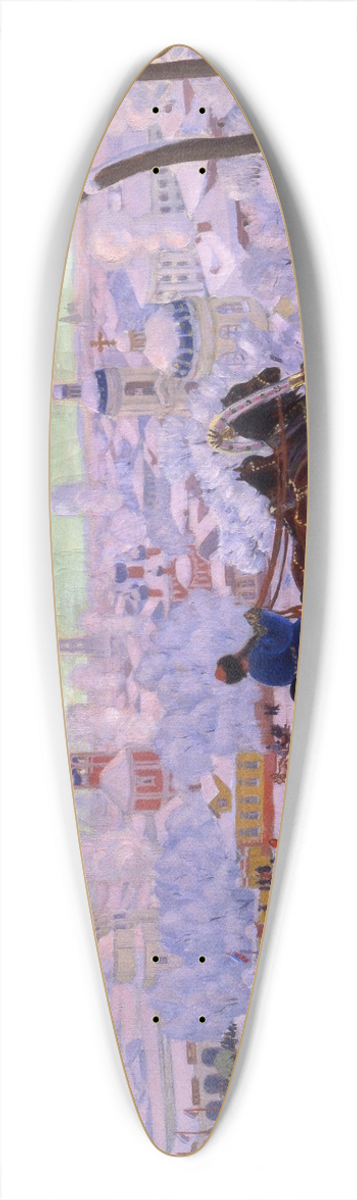 Boris Kustodiev - Shrovetide 39.3 inch art pintail longboard deck