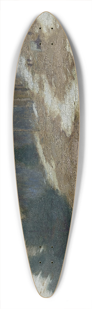 Bruce Crane - Lingering Winter 39.3 inch art pintail longboard deck