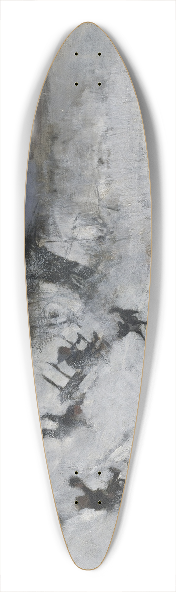 Bruno Liljefors - Sledging 39.3 inch art pintail longboard deck