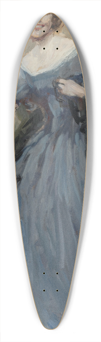 Brynolf Wennerberg - Dame im dunkelblauen Ballkleid 39.3 inch art pintail longboard deck