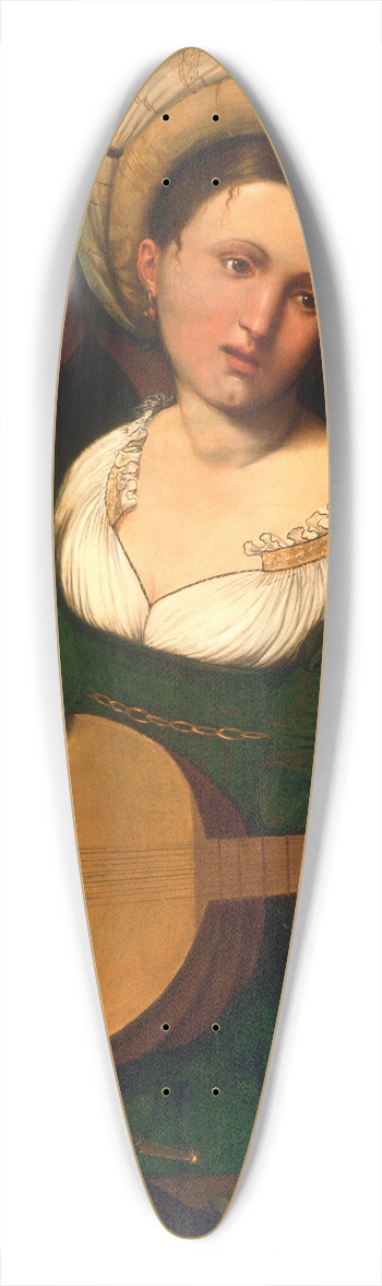 Callisto Piazza - Musical Group 39.3 inch art pintail longboard deck