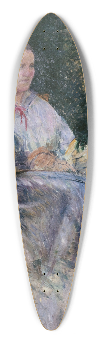 Camille Pissarro - Julie Pissarro au jardin 39.3 inch art pintail longboard deck