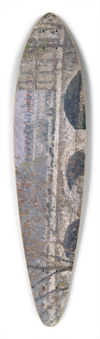 Camille Pissarro - Le Pont Royal et le Pavillon de Flore 39.3 inch art pintail longboard deck