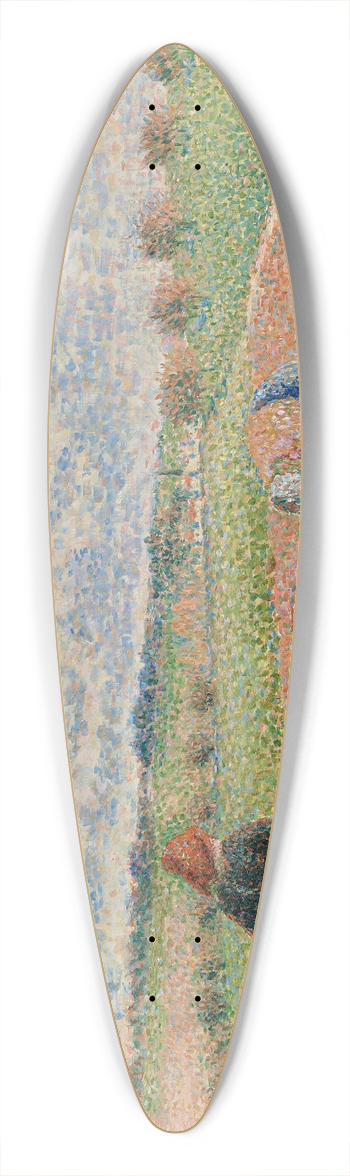 Camille Pissarro - PaysannesRamassant Des Herbes, ragny 39.3 inch art pintail longboard deck