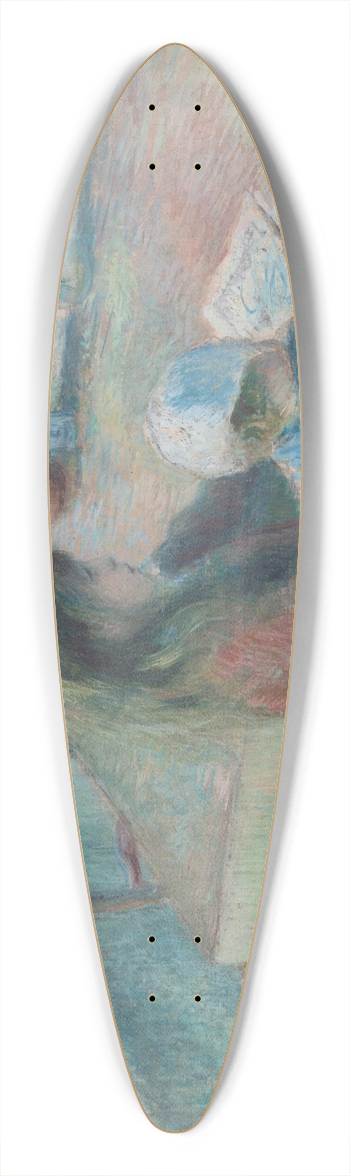 Camille Pissarro - The Children 39.3 inch art pintail longboard deck