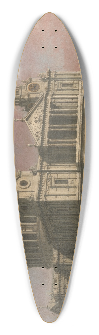 Canaletto - St. Pauls Cathedral 39.3 inch art pintail longboard deck