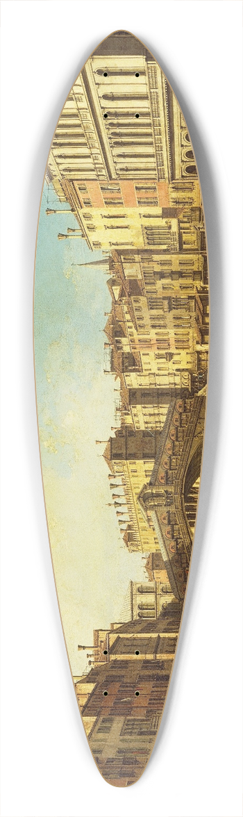 Canaletto - Venice, the Grand Canal from the Palazzo Dolfin-Manin to the Rialto Bridge 39.3 inch art pintail longboard deck