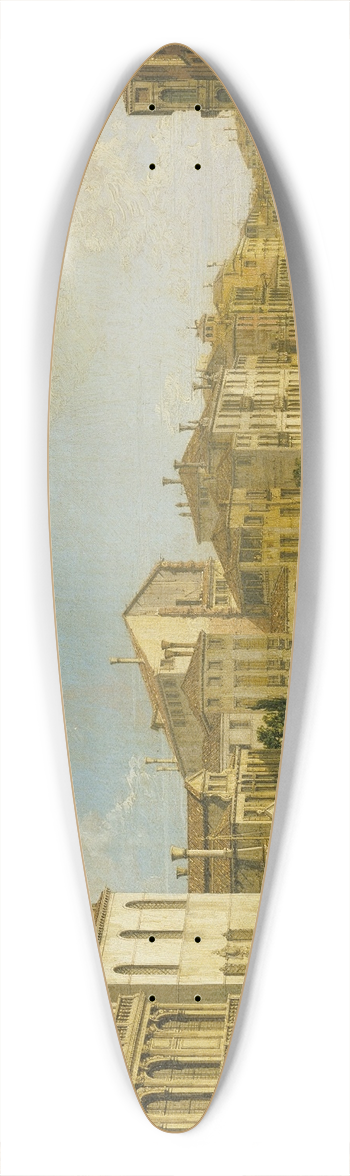Canaletto - Venice, the Grand Canal from the Palazzo Flangini to San Marcuola 39.3 inch art pintail longboard deck