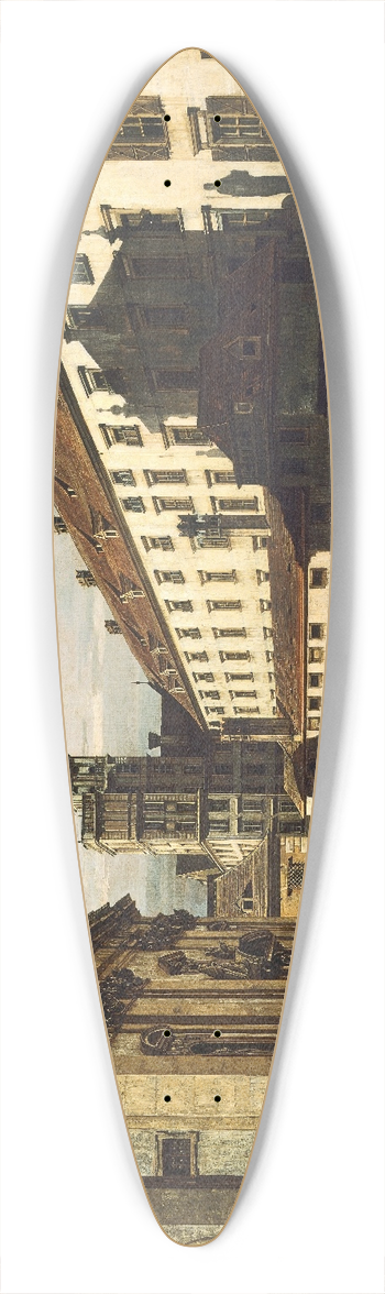 Canaletto - Vienna, Dominican Church 39.3 inch art pintail longboard deck