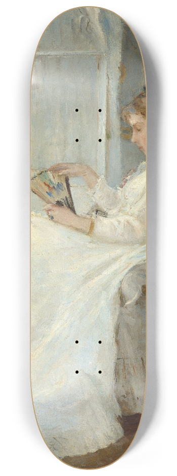 Berthe Morisot - The Artists Sister at a Window 8.25 inch art skate deck