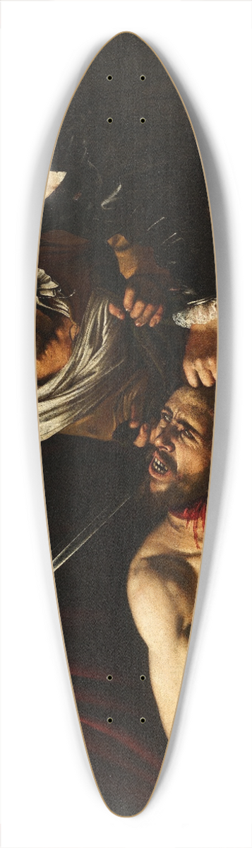 Caravaggio - Judith Beheading Holofernes 39.3 inch art pintail longboard deck