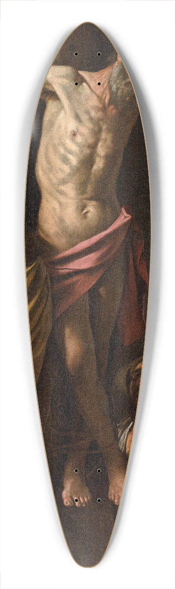 Caravaggio - The Crucifixion of Saint Andrew 39.3 inch art pintail longboard deck