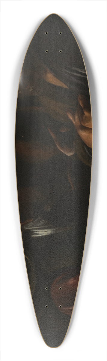 Caravaggio - The Denial of Saint Peter 39.3 inch art pintail longboard deck