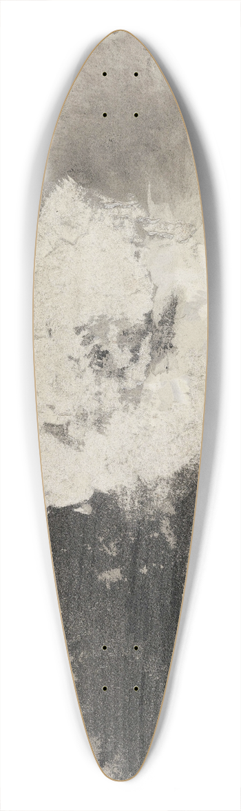 Carel Adolph Lion Cachet - Bloem 39.3 inch art pintail longboard deck