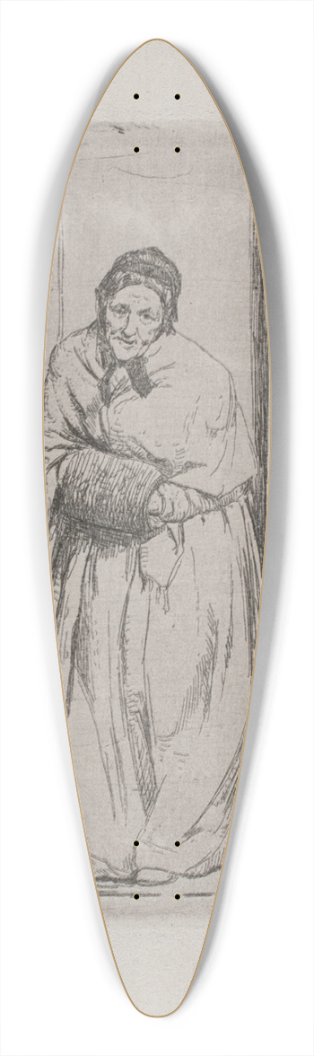 Carl Bloch - Supplikantinden 39.3 inch art pintail longboard deck