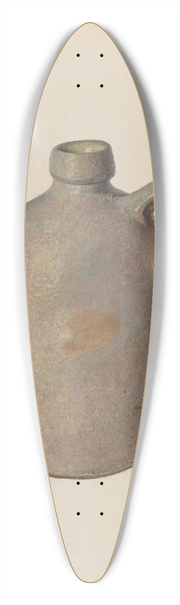 Carl Buergerniss - Stone Jug 39.3 inch art pintail longboard deck