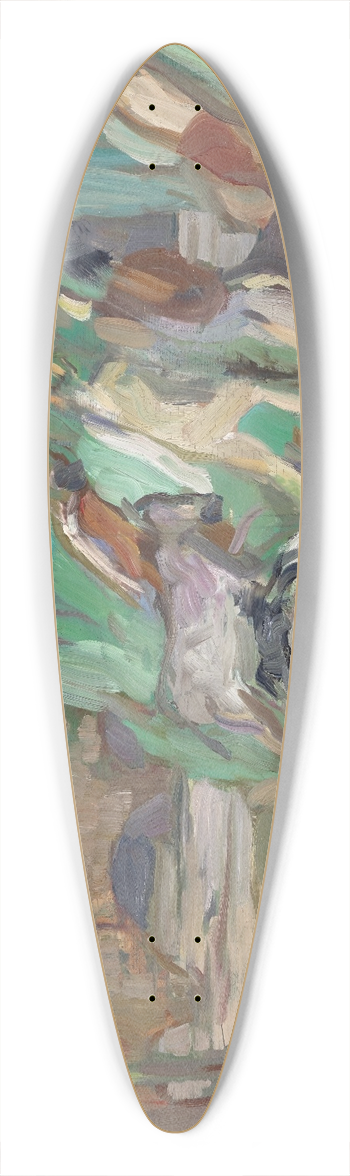 Carl Burckhardt - Landscape With A Group Of Bacchantes 39.3 inch art pintail longboard deck