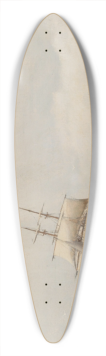 Carl Emil Baage - Maritime painting II 39.3 inch art pintail longboard deck