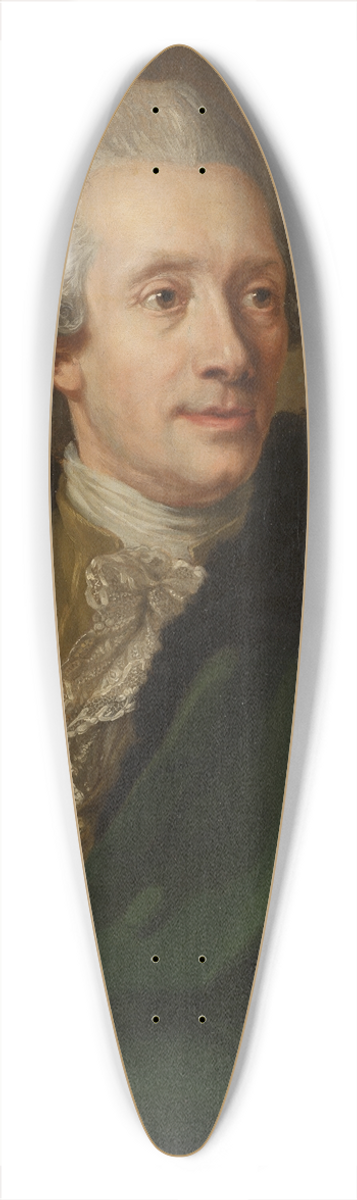 Carl Frederik von Breda - The Artists Father 39.3 inch art pintail longboard deck