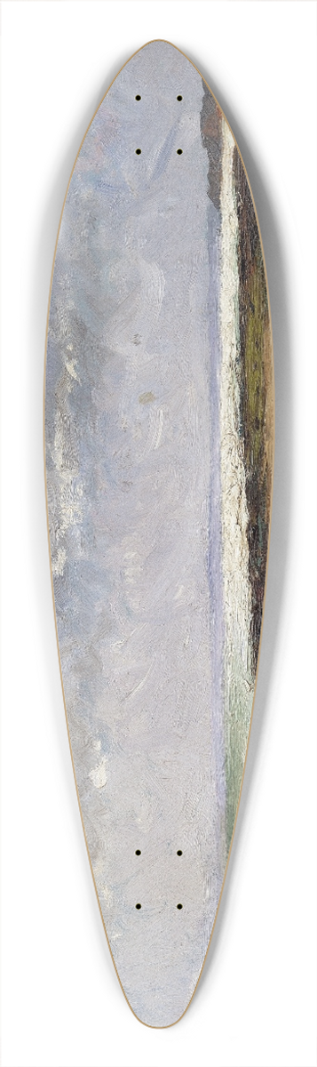 Carl Fredrik Hill - The Beach at Luc 39.3 inch art pintail longboard deck