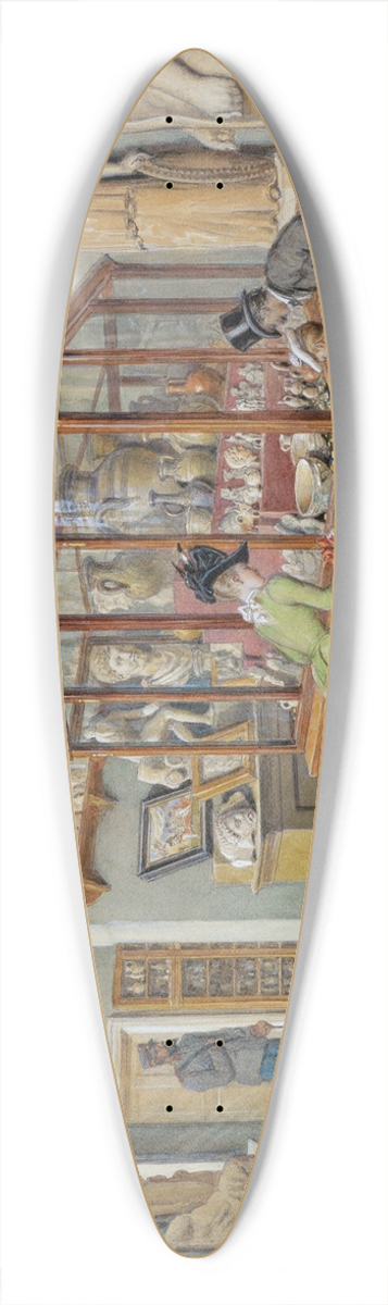 Carl Goebel the younger - Das cyprische Zimmer 39.3 inch art pintail longboard deck
