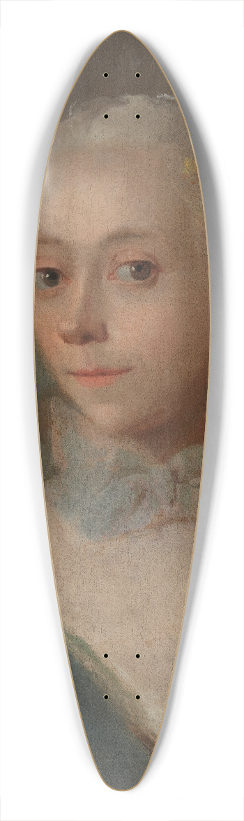 Carl Gustaf Pilo - Dameportrt 39.3 inch art pintail longboard deck
