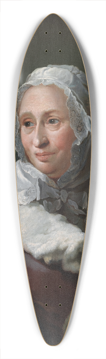 Carl Gustaf Pilo - Portrait of Elisabeth Marie Fabritius, ne dAbbeste 39.3 inch art pintail longboard deck