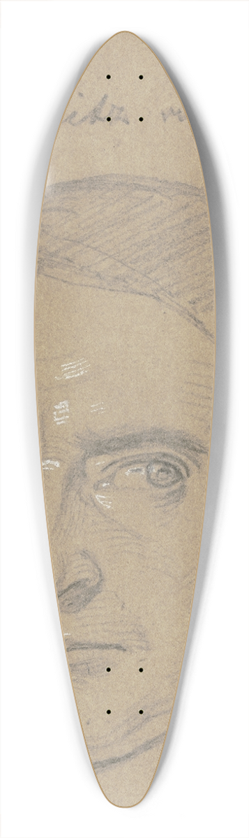 Carl Hoff - Politischer Gefangener aus Hanau zu Kassel 39.3 inch art pintail longboard deck