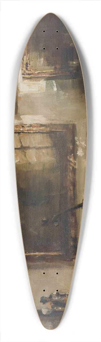 Carl Holse - Interior with a Cello 39.3 inch art pintail longboard deck