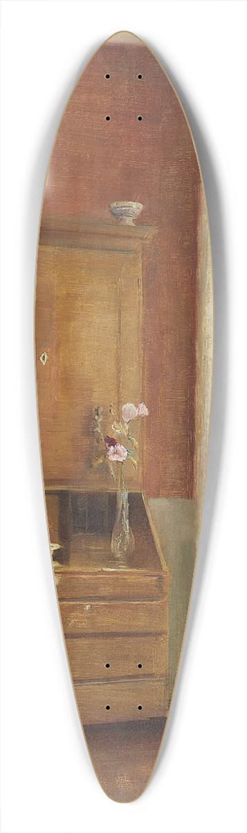 Carl Holse - Interir med lsende kvinde ved vinduet 39.3 inch art pintail longboard deck