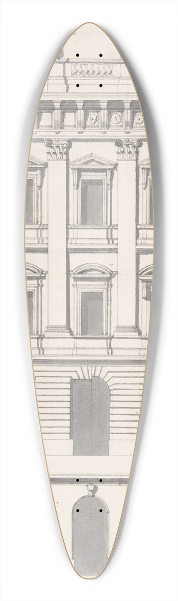 Carl Hrleman - Design for a Palace Faade 39.3 inch art pintail longboard deck