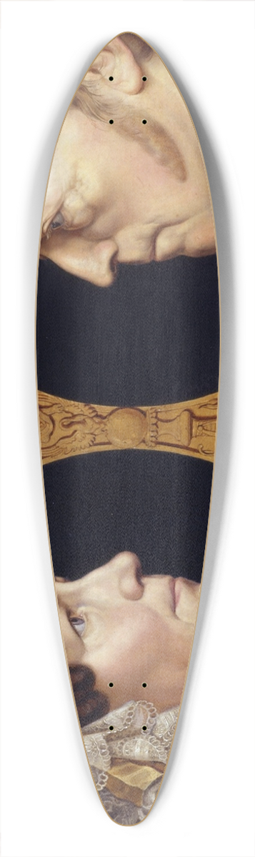 Carl Joseph Begas - The Artists Parents 39.3 inch art pintail longboard deck