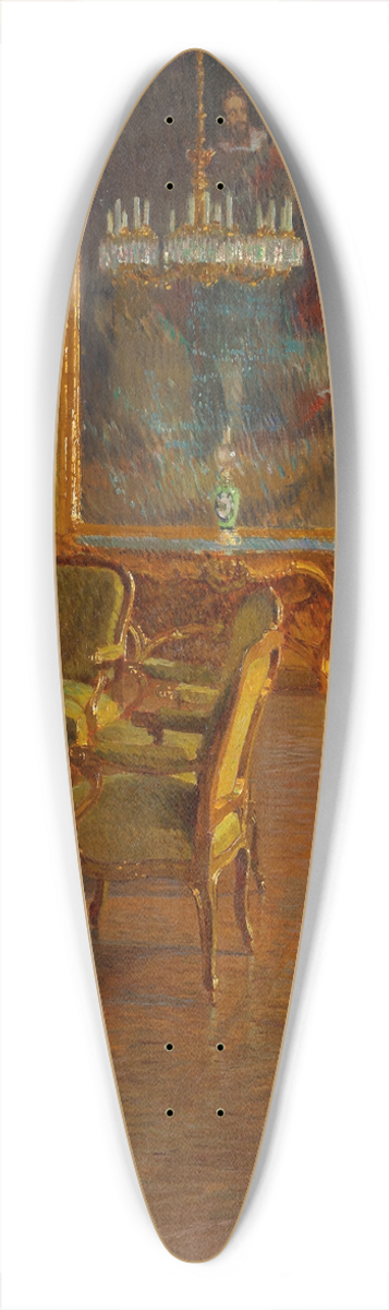 Carl Moll - Interieur im Winterpalais des Prinzen Eugen von Savoyen in der Himmelpfortgasse 39.3 inch art pintail longboard deck