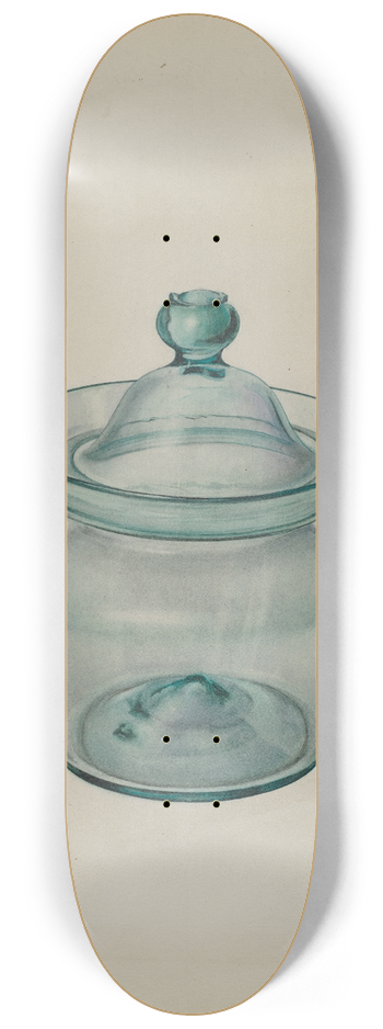 Beverly Chichester - Glass Compote 8.25 inch art skate deck