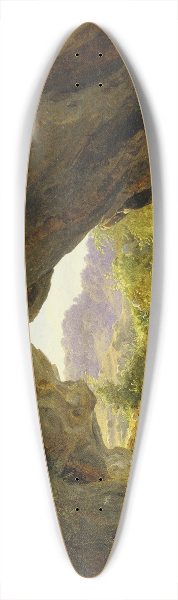 Carl Morgenstern - Arched Rocks by Civitella II 39.3 inch art pintail longboard deck