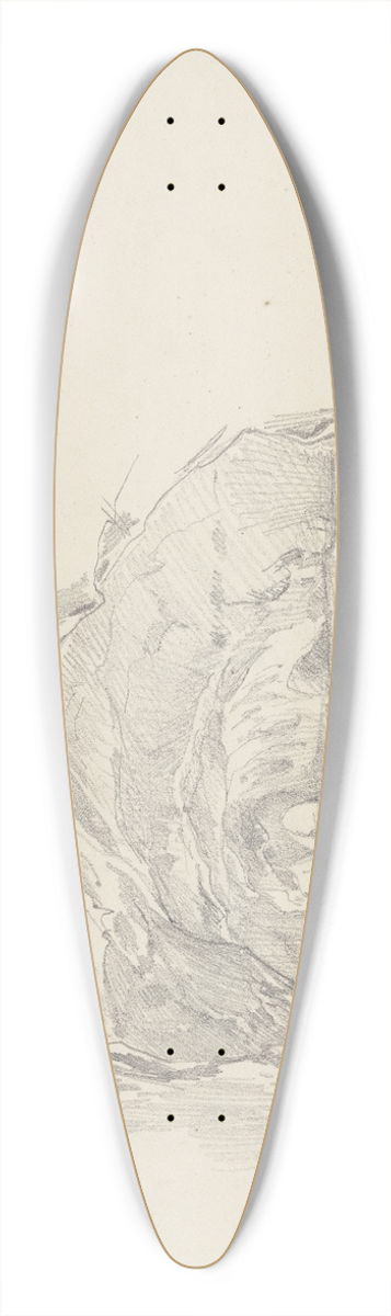 Carl Morgenstern - The Blue Grotto 39.3 inch art pintail longboard deck