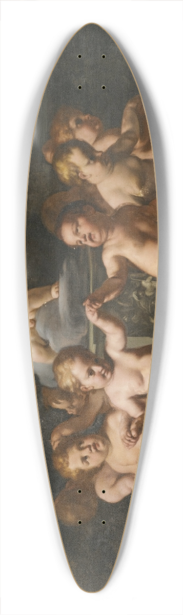 Carlo Cignani - The Triumph Of Love 39.3 inch art pintail longboard deck