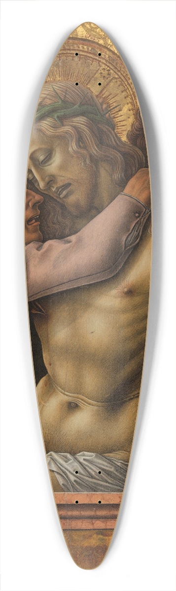 Carlo Crivelli - Piet 39.3 inch art pintail longboard deck