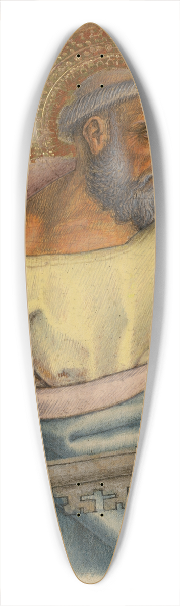 Carlo Crivelli - SaintPeter 39.3 inch art pintail longboard deck