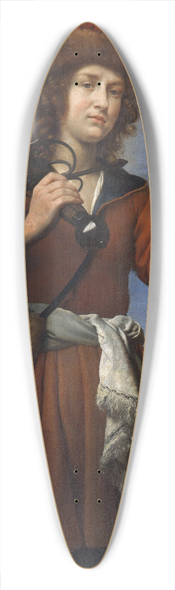 Carlo Dolci - David with the Head of Goliath 39.3 inch art pintail longboard deck