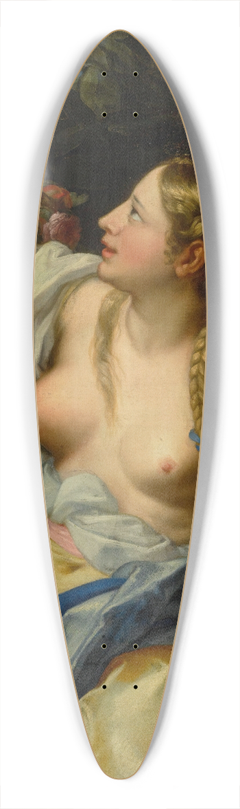 Carlo Maratti - Portrait Of A Young Woman As Flora 39.3 inch art pintail longboard deck
