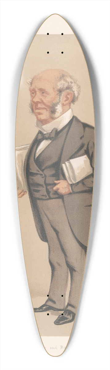 Carlo Pellegrini - Bankers and Financiers. Piety and Banking. The Hon. Arthur Fitzgerald Kinnaird. 15 January 1876 39.3 inch art pintail longboard deck