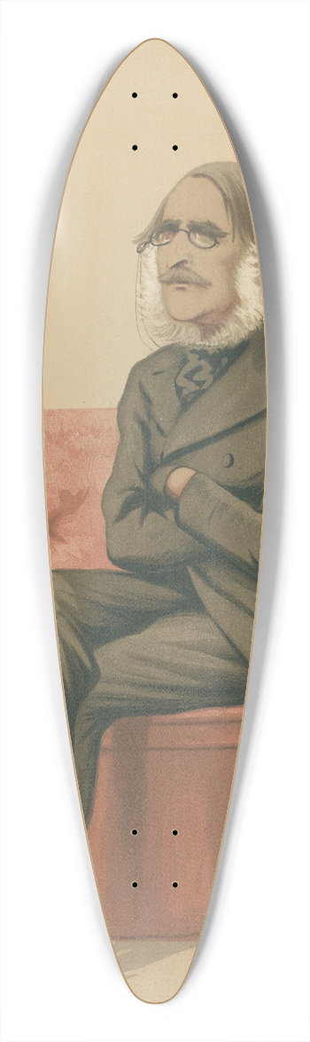 Carlo Pellegrini - Military and Navy; Military Advice, The Right Hon. Lord Sandhurst, May 30, 1874 39.3 inch art pintail longboard deck