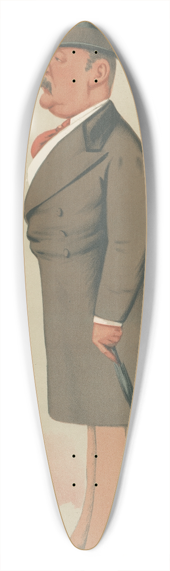 Carlo Pellegrini - Newspapermen; Journalism, Mr. George Augustus Sala, September 25, 1875 39.3 inch art pintail longboard deck