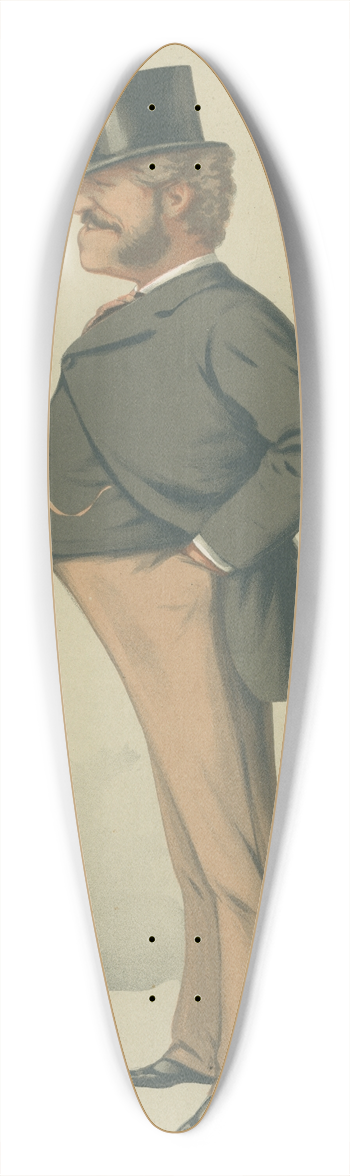 Carlo Pellegrini - Politicians  Local Taxation. Sir Massey Lopes. 15 May 1875 39.3 inch art pintail longboard deck