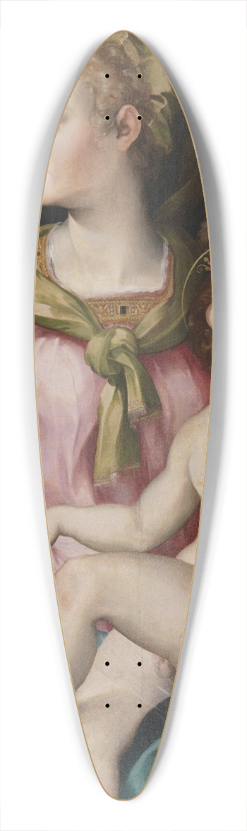 Carlo Portelli - Virgin, Child, Infant John, and Saint Margaret 39.3 inch art pintail longboard deck
