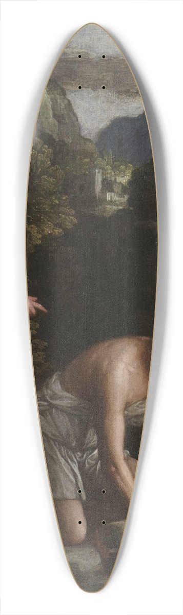 Carlo Saraceni - Tobias and the Angel 39.3 inch art pintail longboard deck
